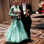 Clay & Phoebe happy after winning the New Vogue youth at Crown Championships April 2014